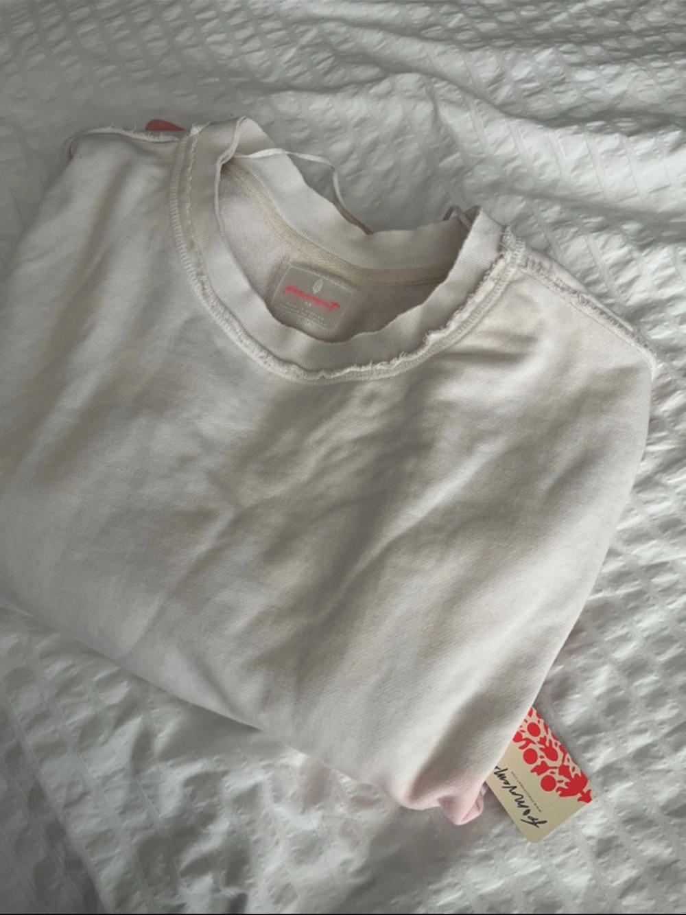 NWT free people movement XS cotton pullover sweatshirt